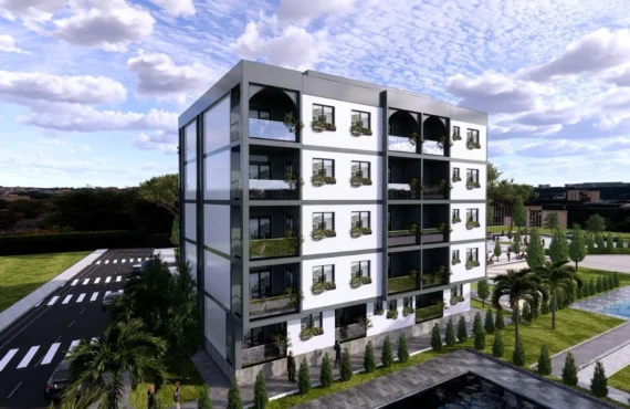 Apartament me një dhomë gjumi pranë bregdetit të Golemit — C5 · Kati 4