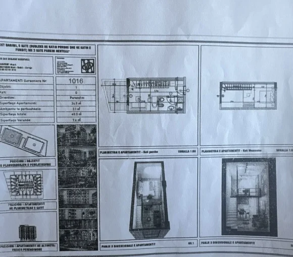 Apartament në shitje në Mali i Robit, Shqipëri — 36 m², 56 940 € — foto 1