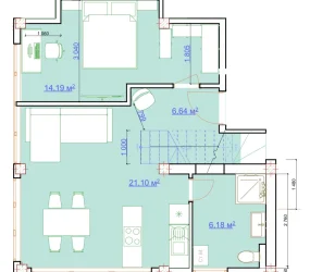 Apartament në shitje në Durrës, Shqipëri — 59 m², 105 000 € — foto 4