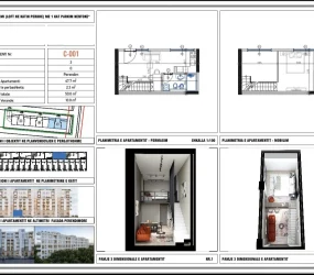 Apartament në shitje në Mali i Robit, Shqipëri — La mer Residence — 50 m², 78 000 € — planimetria