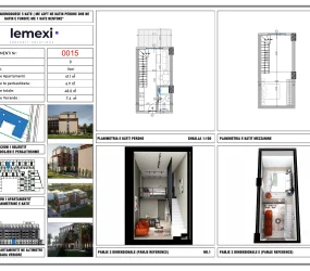Apartament në shitje në Mali i Robit, Shqipëri — Hestia Residence — 41 m², 69 250 € — planimetria