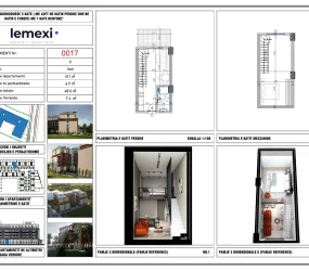 Apartament në shitje në Mali i Robit, Shqipëri — Hestia Residence — 41 m², 69 250 € — planimetria