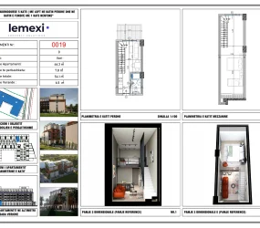 Apartament në shitje në Mali i Robit, Shqipëri — Hestia Residence — 46 m², 72 720 € — planimetria