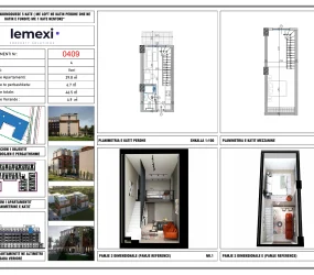Apartament në shitje në Mali i Robit, Shqipëri — Hestia Residence — 40 m², 69 390 € — planimetria