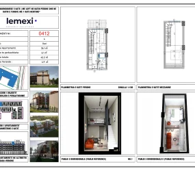 Apartament në shitje në Mali i Robit, Shqipëri — Hestia Residence — 36 m², 63 585 € — planimetria