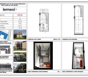 Apartament në shitje në Mali i Robit, Shqipëri — Hestia Residence — 46 m², 79 650 € — planimetria