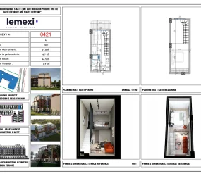 Apartament në shitje në Mali i Robit, Shqipëri — Hestia Residence — 40 m², 69 390 € — planimetria