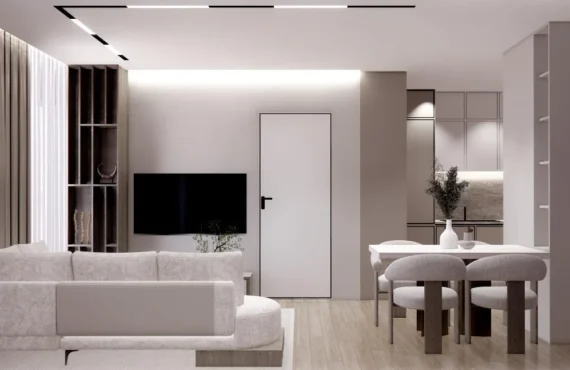 Apartament me pamje nga deti dhe terrasë për mbrëmje të qeta