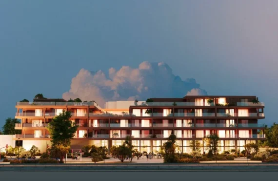 Dupleksë moderne, hapa nga deti