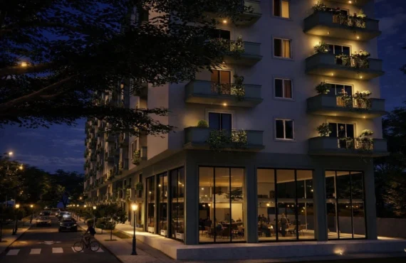 Studio 200 metra nga plazhi në Qerret