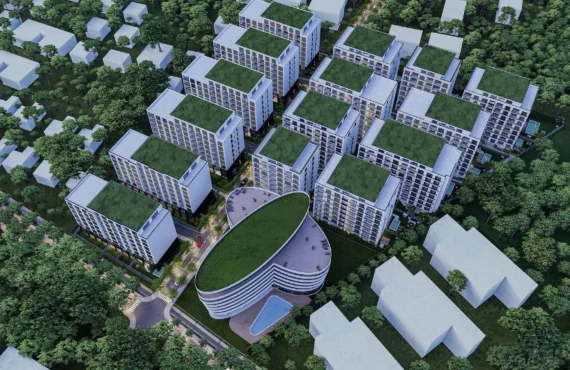 Rezidenca Liburna — apartament 1+1 me pishinë, hapa nga rëra