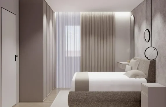 Apartament me pamje nga deti dhe terrasë për mbrëmje të qeta