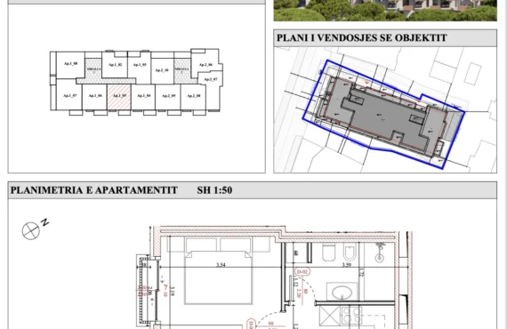 Apartament me një dhomë gjumi dhe dy ballkone në një kompleks të ri bregdetar