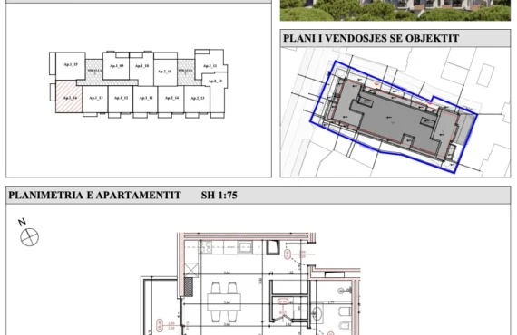 Apartament me një dhomë gjumi, depo dhe ballkon të gjerë