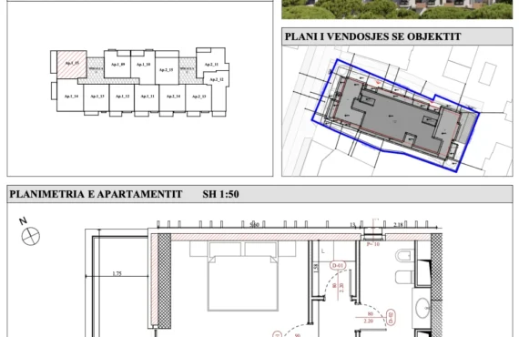 Apartament 1+1 me ballkon të jashtëzakonshëm 12 m²