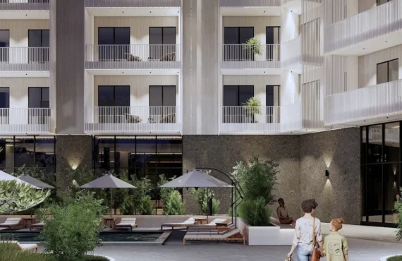Apartament me pishinë, ashensor, palestër dhe parkim