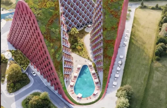 Apartament (1 + 1) në kompleksin rezidencial modern Narea — Apartamenti B-413 (Godina B)